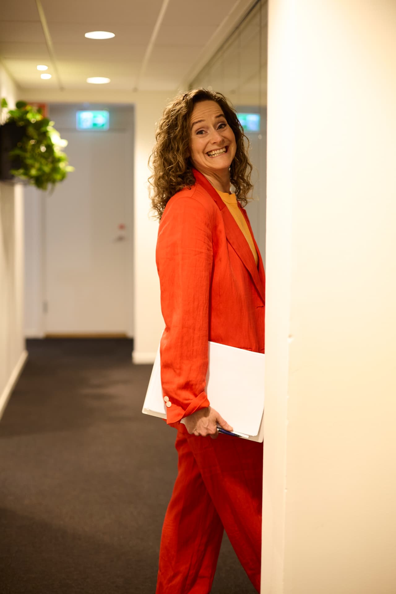 Amelie Lagerkvist i möte med kund